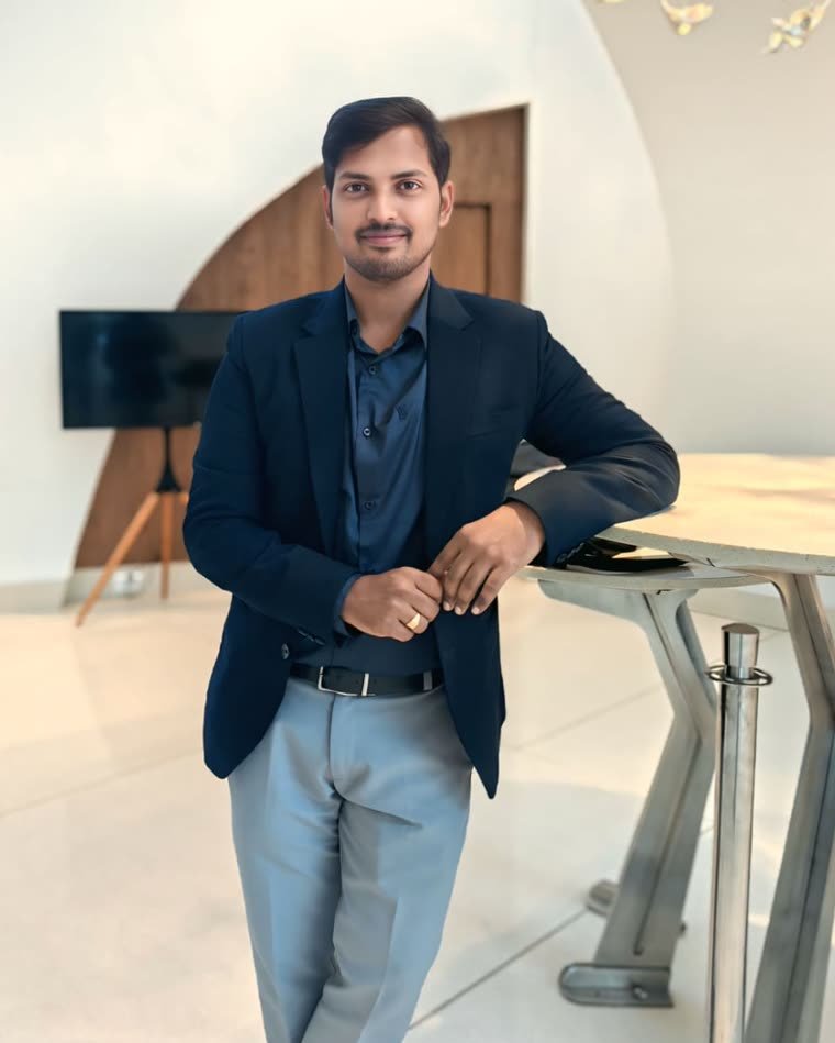 Srikanth Bommaraju, founder of Parcel From India, at the company office in Secunderabad