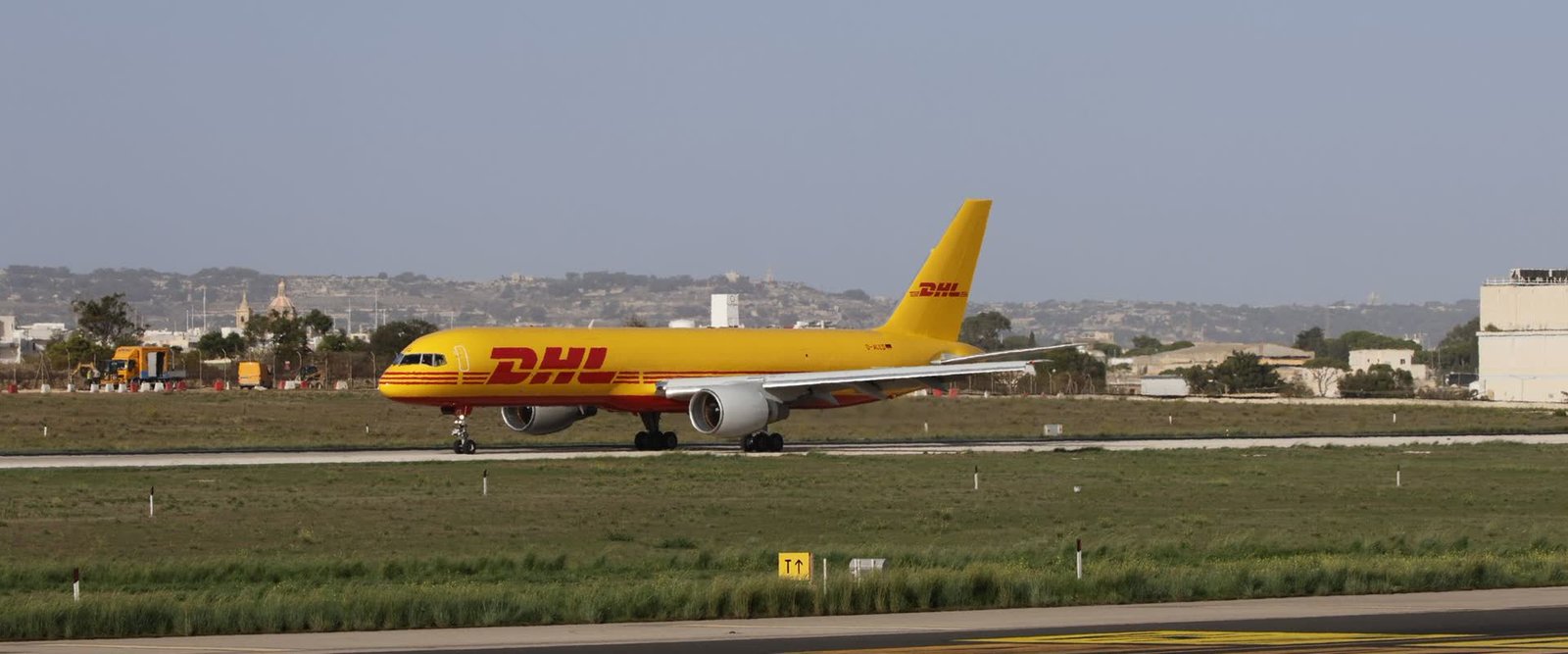 Cargo aircraft on the runway, ready for an export flight from India